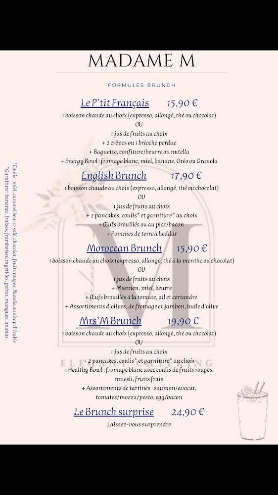 Madame M - Menu Image 2